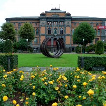 House in the quarter Lille Lungegårdsvann of Bergen
